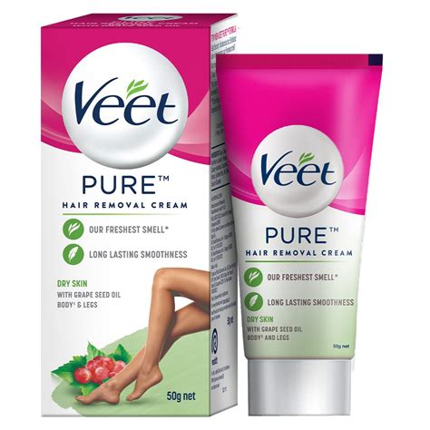 Veet Pure Hair Removal Cream For Dry Skin Gm Price Uses Side Effects Composition Apollo