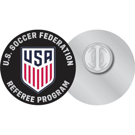 7058cl Ussf Referee Crest Lapel Pin Official Sports International