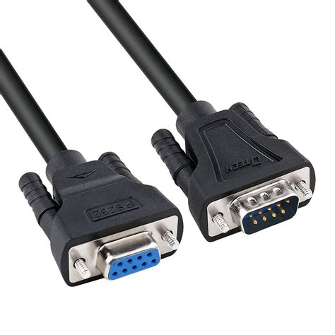 Buy Dtech Db9 Rs232 Serial Cable Male To Female Extension Null Modem