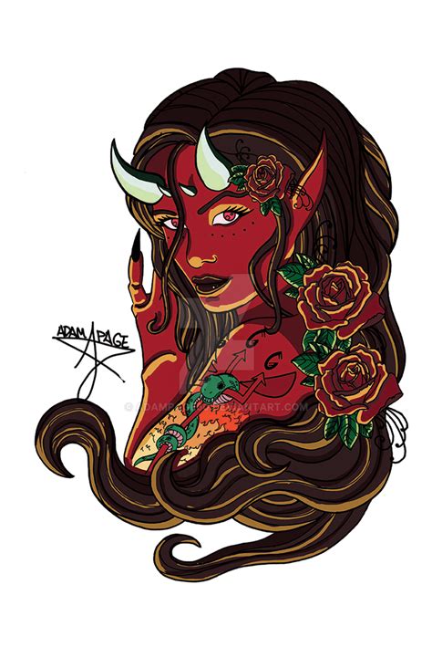 Devil Tattoo Design By Adampage60 On Deviantart