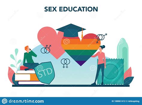 Sexual Education Concept Sexual Health Lesson For Young People Stock