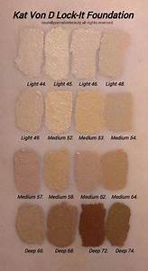 Kat Von D Lock It Foundation Review Swatches Of Shades