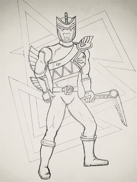 This coloring page features the power rangers mask. Power rangers heckyl | Pawer rangers, Desenho