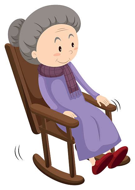 Grandmother Rocking Chair Illustrations Royalty Free Vector Graphics