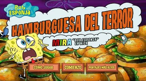 Home juegos videojuegos bob esponja: hamburguesas del terror gameplay | Jurahmuti - YouTube