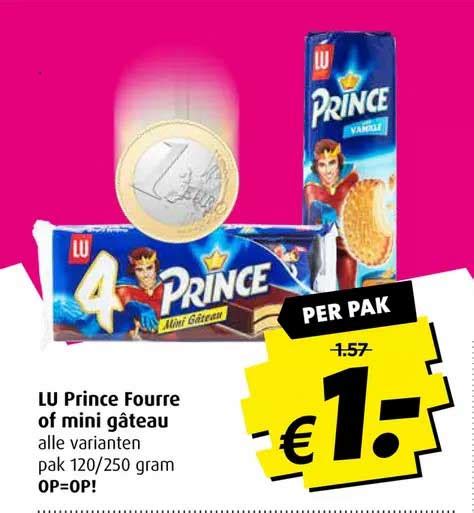 Lu Prince Fourre Of Mini Gâteau Aanbieding Bij Boni 1foldersnl