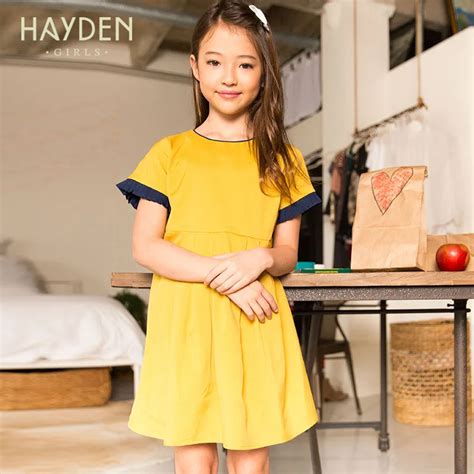Hayden School Girls Dress 2017 Summer Sundress Costumes Children Party
