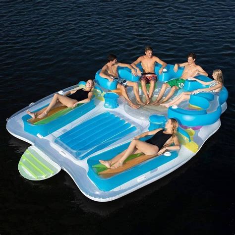 The ULTIMATE LAKE FLOAT Pool Schwimmt Swimming Pools Inflatable Floating Island Inflatable