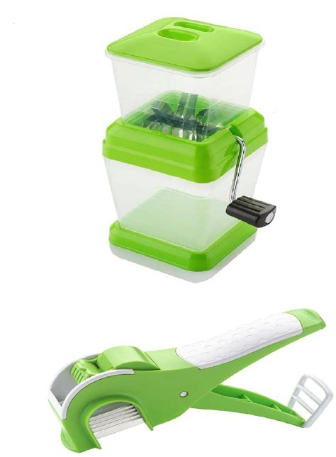 Onion Chopper Veg And Vegetable Tool Stainless Steel Blades Chopper Qyc