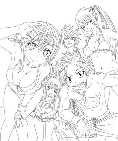 Mise Jour Imagen Coloriage Manga Fairy Tail Fr Thptnganamst Edu Vn