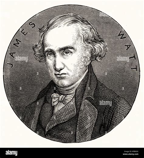 James Watt Scottish Engineer And Inventor Stock Photo Alamy