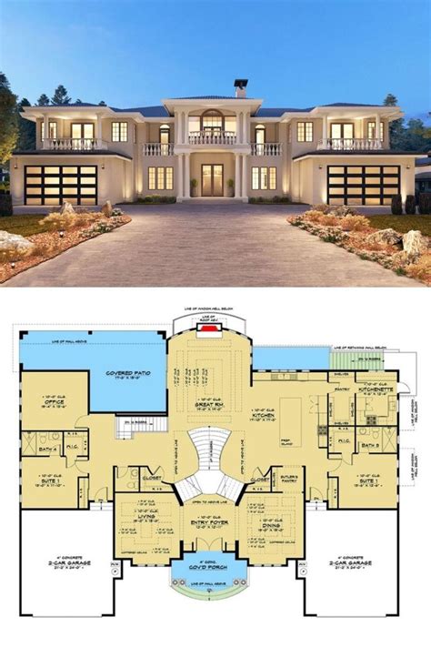 Luxury Estate Floor Plans Decor