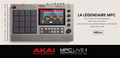 Akai dévoile une édition Rétro de la MPC Live II Audiofanzine