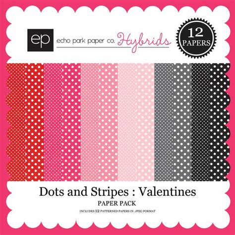 New Digital Release Dots And Stripes Echo Park Paper