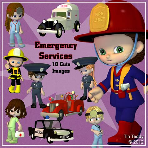 Emergency Services Digital Clip Art 10 Clipart Images Of