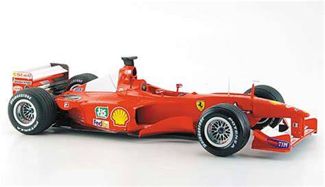 Diecast Model Cars Ferrari F1 F2000 118 Hot Wheels Elite M Schumacher