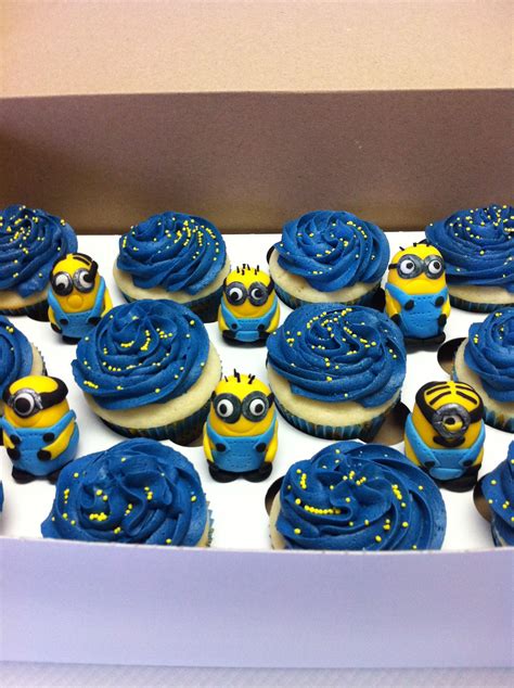 Minions Cupcakes Minion Cupcakes Superhero Birthday Cake Monster