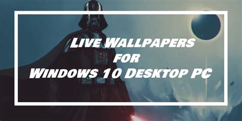 5 Best Live Wallpapers For Windows 10 Desktop Pc 2020