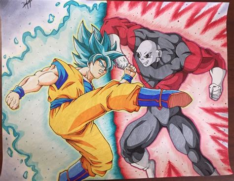 Goku Vs Jiren La Pelea Mas Esperada Dibujos De Dragon Ball Amino