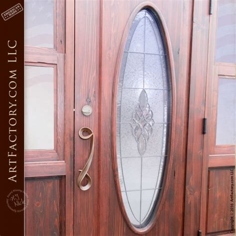 Oval Window Custom Wooden Door Sidelights Scottsdale Art Factory