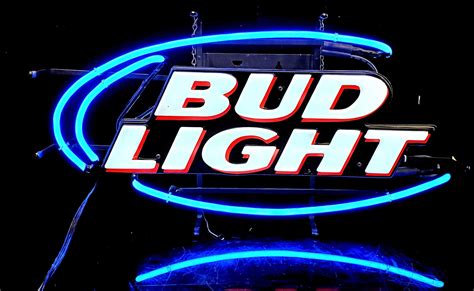 Lot Bud Light Beer Neon Bar Sign