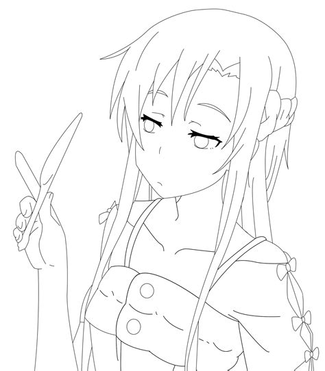 Discover 257 free asuna png images with transparent backgrounds. Asuna Yuuki Coloring Pages
