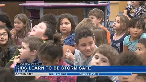 Storm Safe Visits Highland Park Elementary Youtube