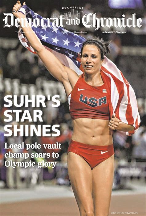 Jenn Suhr Cover Of D Pole Vault Usa Today Sports Track And Field