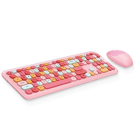 Mofii 666 Wireless Keyboard Mouse Combo24g Colored Keyboard 110 Key