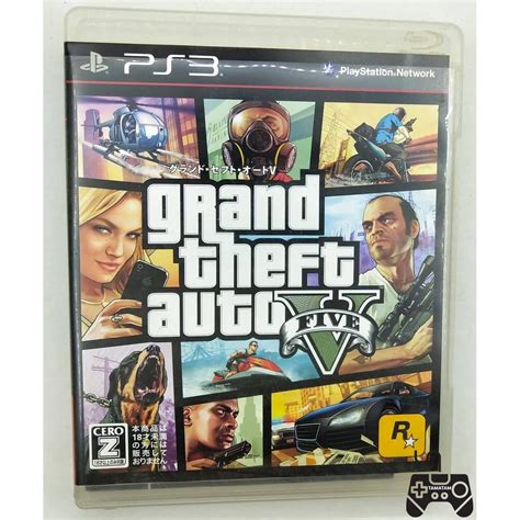 แผ่นแท้ Grand Theft Auto V Ps3 Jp แผ่นแท้ Gta V Ps3