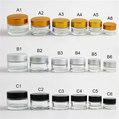 Buy 200 X 5g Small Travel Glass Cream Jar 5g Glass Cosmetic Container With