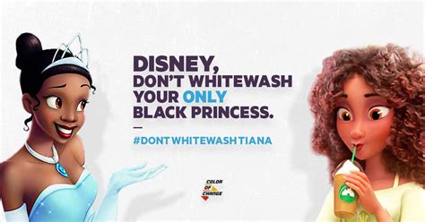 Tell Disney Stop Whitewashing Their Black Characters