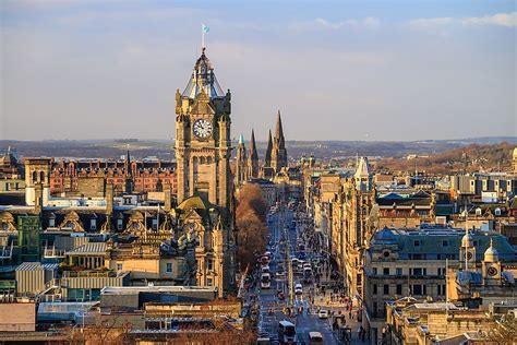 Capital Da Escócia Glasgow Ou Edimburgo