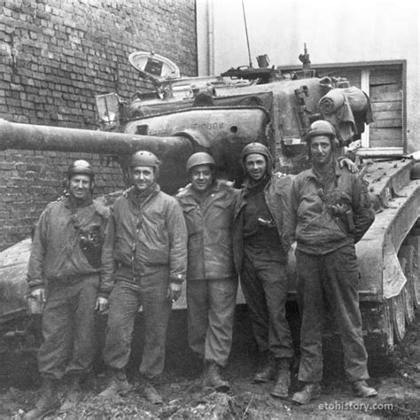 Crew Photo Of T26e3 40 From Company E 33rd Armored Regiment 3rd