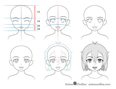 How To Draw Anime Tongue Out Face Step By Step AnimeOutline