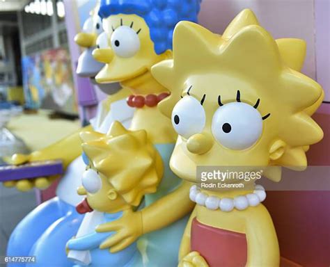Celebration Of The 600th Episode Of The Simpsons Couch Gag Virtual Reality Experience Stock