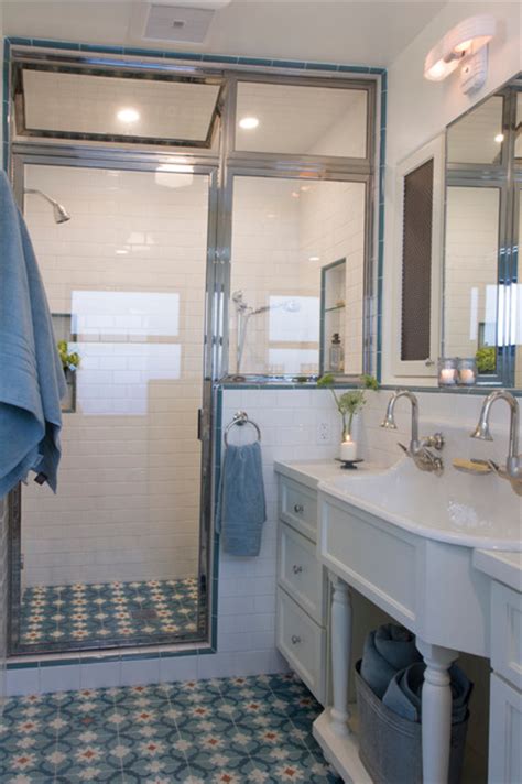 They can become a focal point of the bathroom, accentuating the warm aspect of spanish design. Turquoise Bathroom + Spanish Bathroom - Contemporary ...
