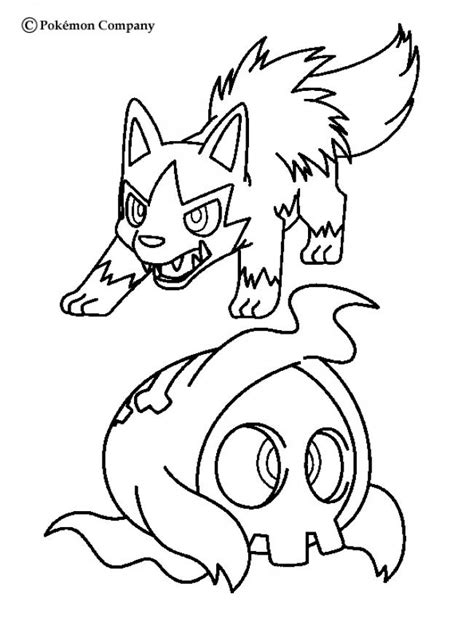 Poochyena Coloring Pages Coloring Home