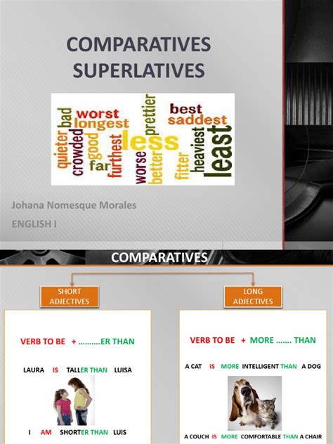comparatives and superlatives pdf adjective semantic units