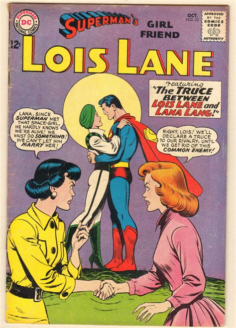 Supermans Girlfriend Lois Lane 52 Lana Lang App 1964 Grade 50 Wh Comic Books Silver