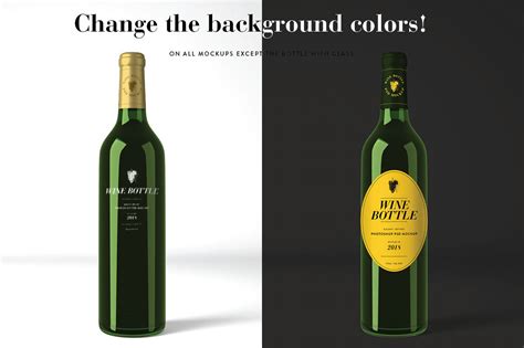 Download Wine Mockup Set - Photoshop PSD By Giraphics Design | TheHungryJPEG.com