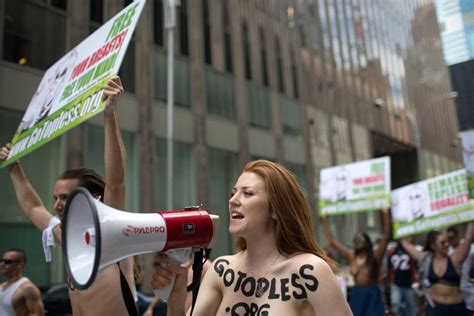 Topless Parade In Nyc Pictures Newsday