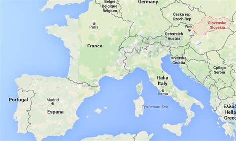 Mapas políticos y físicos, regiones. Toma nota y...viaja!: ESLOVAQUIA