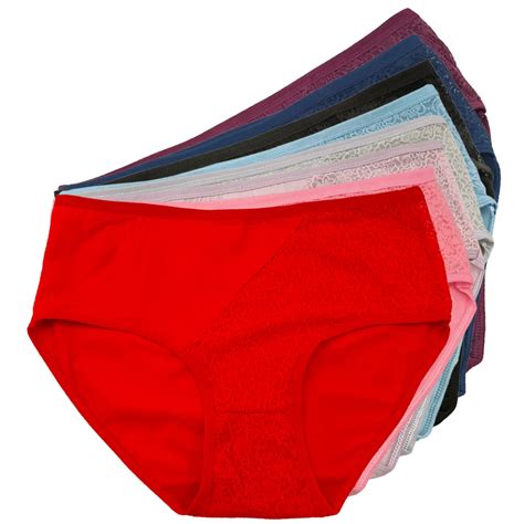 Sexy Cotton Briefs Underwear Ladies Lace Panty Underpants Seamless Panties For Women Lingerie