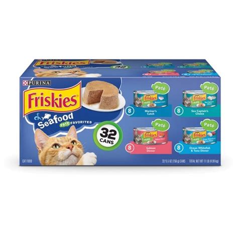 4.9 out of 5 stars with 104 ratings. Purina® Friskies Seafood Variety Pack Wet Cat Food - 5.5oz ...