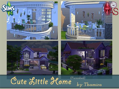 Sims 4 Ccs The Best Cute Little Home Furnished By Thamira