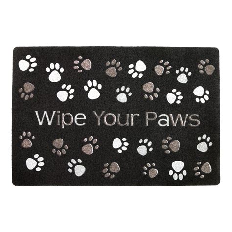 Scattered Paw Prints Welcome Mat Paw Paw Print Animal Rescue Site