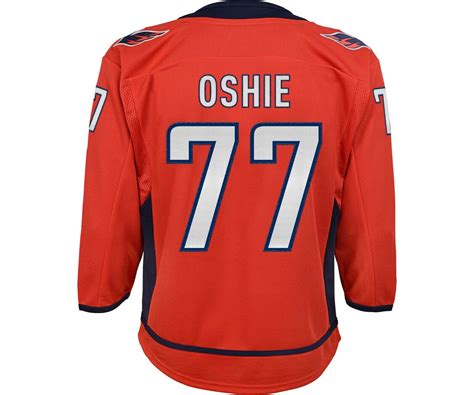 Tj Oshie 77 Washington Capitals Nhl Youth Premier Home Jersey Red