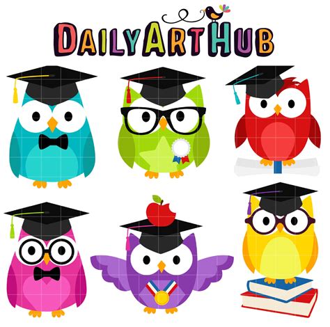 free graduate owls clip art set daily art hub free clip art everyday owl clip art free clip