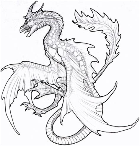 Sea Dragon Coloring Pages Free Coloring Page Dragon Coloring Page